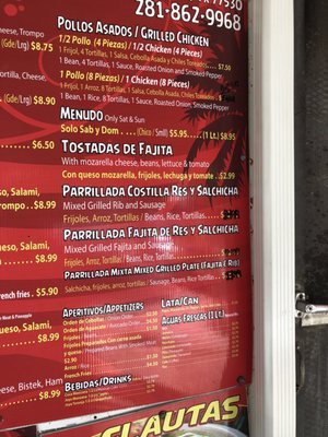 Menu photo 4 Karancho's Channelview, TX