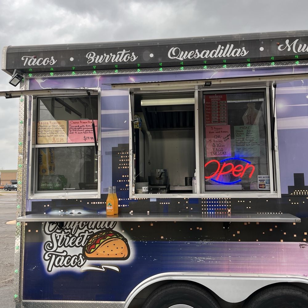 California Street Tacos - Side of taco truck - Mexican Near Me - Tulsa, Oklahoma California Street Tacos - Side of taco truck - Mexican Near Me - Tulsa, Oklahoma
