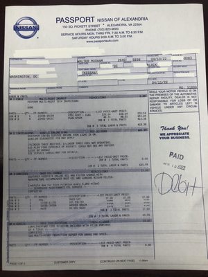 Passport Nissan Alexandria