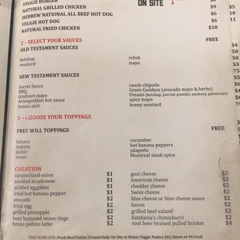 Notre-Boeuf-de-Grâce - Burgers Near Me - Montreal, Quebec