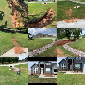 EZ-Flow Irrigation And Landscaping - Homeowner was left with a mess, let us help guid rushing water and make it look like home again. - Irrigation Near Me - Newcastle, Oklahoma EZ-Flow Irrigation And Landscaping - Homeowner was left with a mess, let us help guid rushing water and make it look like home again. - Irrigation Near Me - Newcastle, Oklahoma