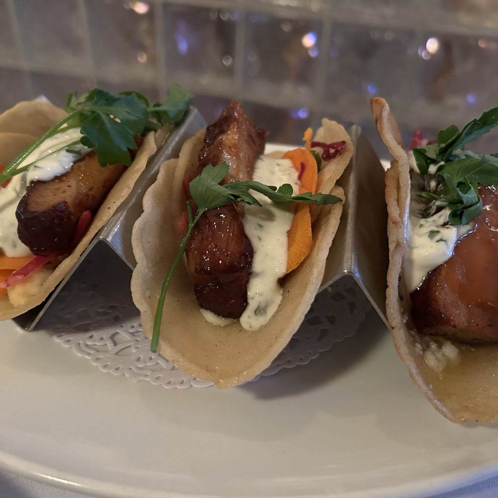 Parc Bistro - Pork belly tacos - French Near Me - Skippack, Pennsylvania Parc Bistro - Pork belly tacos - French Near Me - Skippack, Pennsylvania