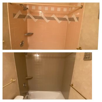 Surface Raiders - before and after cleaning of a bathroom - General Contractors Near Me Surface Raiders - before and after cleaning of a bathroom - General Contractors Near Me