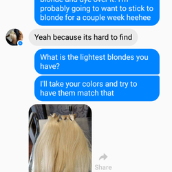Couture Hair Studio - The pic of the hair she was supposedly getting