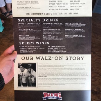 Walk-On's Sports Bistreaux - West Monroe Restaurant - Cajun/Creole Near Me - West Monroe, Louisiana Walk-On's Sports Bistreaux - West Monroe Restaurant - Cajun/Creole Near Me - West Monroe, Louisiana