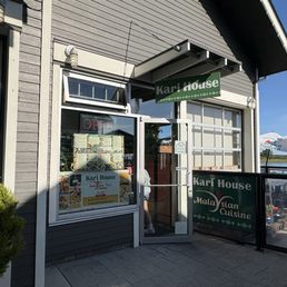 Exterior outside entrance of Kari House Restaurant - Richmond, British Columbia Exterior outside entrance of Kari House Restaurant - Richmond, British Columbia
