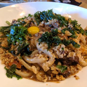 Inspire Restaurant - Udon carbonara was so good! - Asian Fusion Near Me - Markham, Ontario