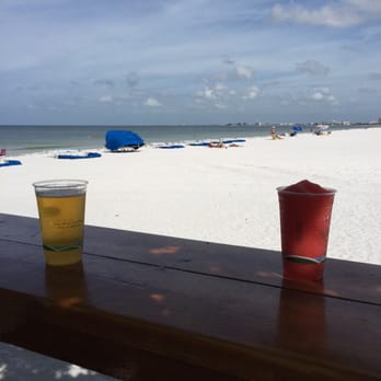 Paradise Grille - The view from the benches. - Bars Near Me - St Pete Beach, Florida