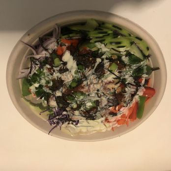 Maui Fresh Grill - Build your own poke with double protein - Hawaiian Near Me - Irving, Texas