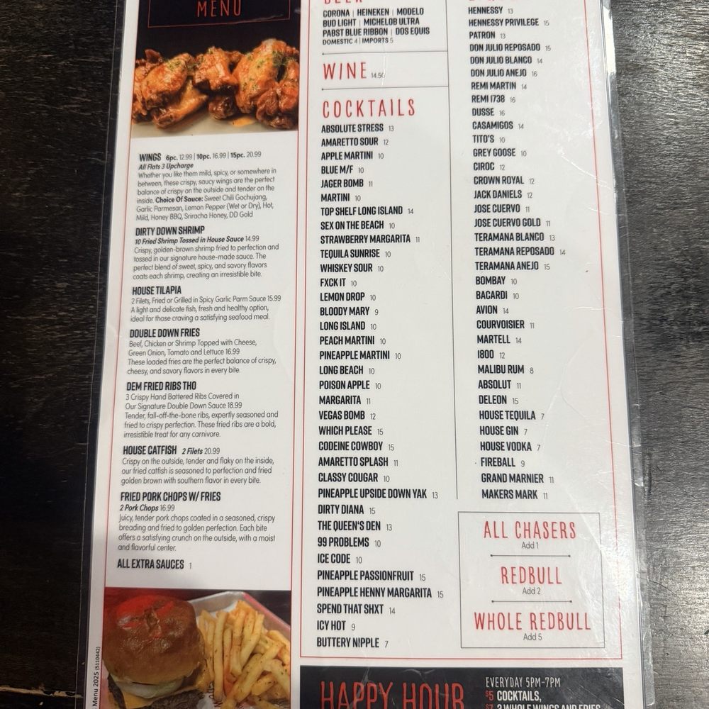 Double Down Bistro - Chicken Wings Near Me - Montgomery, Alabama
