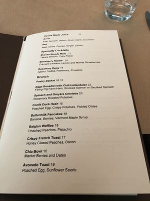 Menu photo 3 Perry St New York, NY