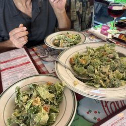 Mario's Italian Cafe - CAESAR Salad - Large. Had to take most of it home!