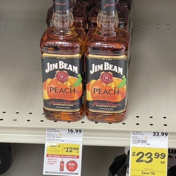 Winn Dixie - Liquor Store - bottles of jim beam peach - Beer, Wine & Spirits Near Me - Altamonte Springs, Florida