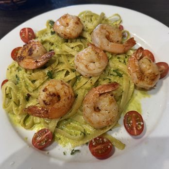 El Catrin - Pasta Verde with shrimp - Mexican Near Me - San Antonio, Texas