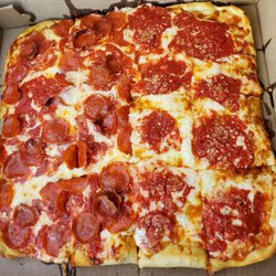 Milanese Pizza - Boardwalk Square half pepperoni