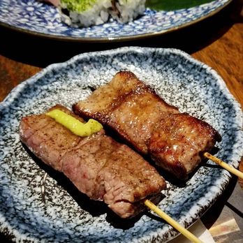 穴 - Beef tenderloin with wasabi, and thick cut ox tongue skewers! - Japanese Near Me - Hong Kong, HK