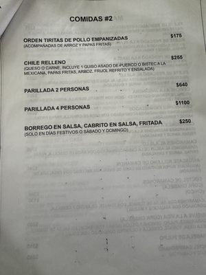 Menu photo 4 Los Toreados Santiago, NLE
