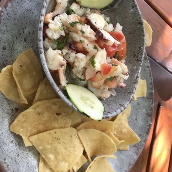 Maya Palancar - Delicious ceviche made with shrimp, fish and octopus. Perfectly mixed and balanced. Not too sour. - Mexican Near Me - San Miguel de Cozumel, ROO Maya Palancar - Delicious ceviche made with shrimp, fish and octopus. Perfectly mixed and balanced. Not too sour. - Mexican Near Me - San Miguel de Cozumel, ROO