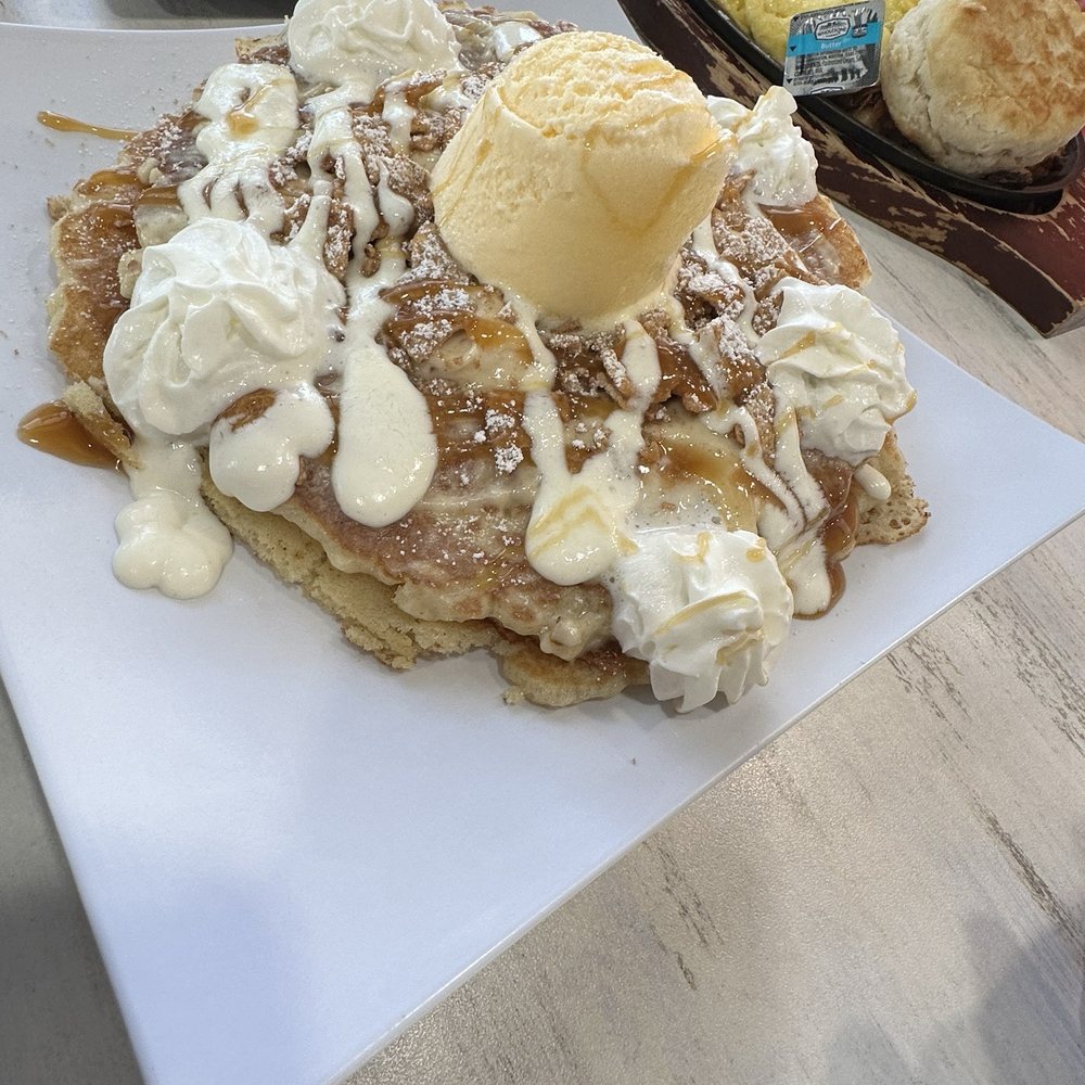 EggTown - Cinnamon Toast Crunch pancakes - Breakfast & Brunch Near Me - Palm Harbor, Florida EggTown - Cinnamon Toast Crunch pancakes - Breakfast & Brunch Near Me - Palm Harbor, Florida