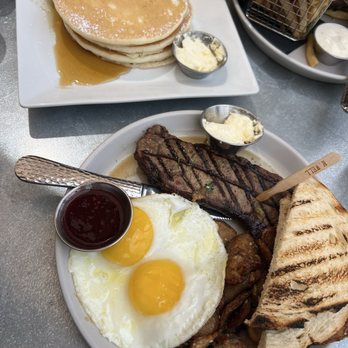 Toast - NEW YORK STEAK & EGGS and PANCAKES - PLAIN - Breakfast & Brunch Near Me - Temecula, California Toast - NEW YORK STEAK & EGGS and PANCAKES - PLAIN - Breakfast & Brunch Near Me - Temecula, California