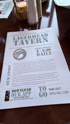 Menu photo 2 LagerHead Tavern Hilton Head Island, SC Menu photo 2 LagerHead Tavern Hilton Head Island, SC