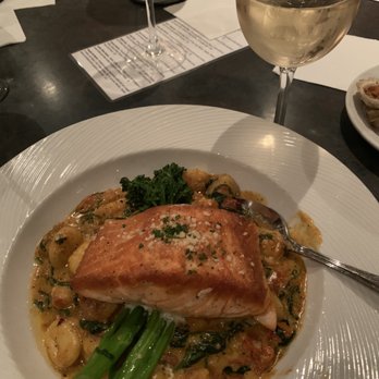 Chris McD's - Dinner special: salmon and gnocchi - Steakhouses Near Me - Columbia, Missouri