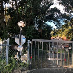 Natural Holistic Health Care - Entrance gate to Dr. B's home/office where he practices veterinary holistic medicine