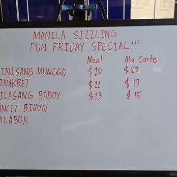 Manila Sizzling Plate - Specials menu - Asian Fusion Near Me - Burnsville, Minnesota Manila Sizzling Plate - Specials menu - Asian Fusion Near Me - Burnsville, Minnesota