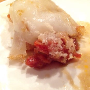 Koi Palace - Inside BBQ pork crisp rice roll - Dim Sum Near Me - Milpitas, California Koi Palace - Inside BBQ pork crisp rice roll - Dim Sum Near Me - Milpitas, California