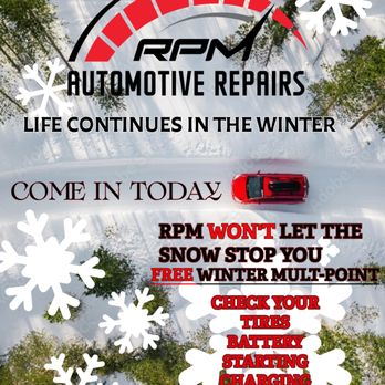 RPM Automotive Repairs - FREE WINTER INSPECTION! SCHEDULE TODAY! - Auto Repair Near Me RPM Automotive Repairs - FREE WINTER INSPECTION! SCHEDULE TODAY! - Auto Repair Near Me