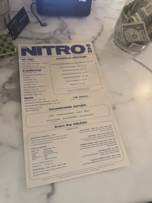 Menu photo 1 The Nitro Bar- Providence Providence, RI