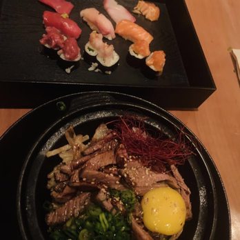 RAMEN-SAN - Wagyu boiled rice, sushi combo - Ramen Near Me - Chicago, Illinois RAMEN-SAN - Wagyu boiled rice, sushi combo - Ramen Near Me - Chicago, Illinois