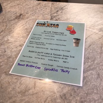 Fun Tea - Drink toppings - Bubble Tea Near Me - Louisville, Kentucky