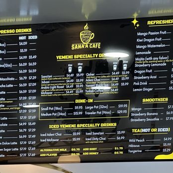 Sana'a Cafe - Menu - Cafes Near Me - Hayward, California Sana'a Cafe - Menu - Cafes Near Me - Hayward, California