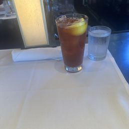 Bar clean ice tea is lovely Bar clean ice tea is lovely