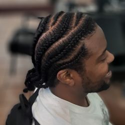 Dee Dee Does Dos - Men's braids straight backs