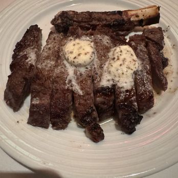 Vic & Anthony's Steakhouse - 22oz bone in steak with truffle butter-shared and was sooo tender - Steakhouses Near Me - Las Vegas, Nevada Vic & Anthony's Steakhouse - 22oz bone in steak with truffle butter-shared and was sooo tender - Steakhouses Near Me - Las Vegas, Nevada