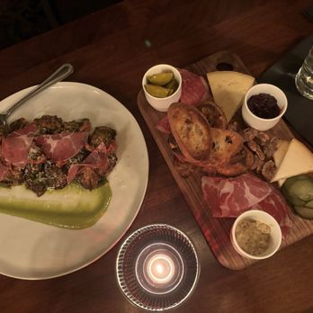 Dot Dot Dot - Small charcuterie & Brussel sprouts - Cocktail Bars Near Me - Charlotte, North Carolina Dot Dot Dot - Small charcuterie & Brussel sprouts - Cocktail Bars Near Me - Charlotte, North Carolina