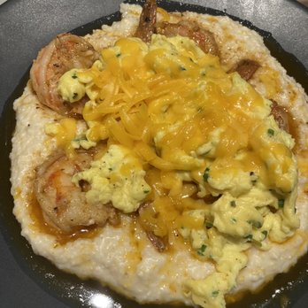 Roux Diner - Shrimp & Grits w/Egg - Breakfast & Brunch Near Me - Chicago, Illinois