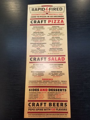 Menu photo 2 Rapid Fired Pizza Jeffersonville, IN Menu photo 2 Rapid Fired Pizza Jeffersonville, IN