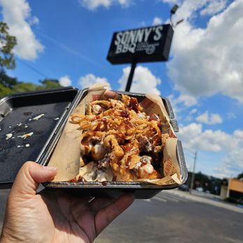 Sonny's BBQ - Loaded Tots with Brisket - Barbeque Near Me - Jacksonville, Florida