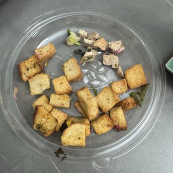 Simply Salad - Huge croutons, lots of them, and then the minuscule amount of tofu in the entire salad (Earthy Nutty) - Salad Near Me - Cerritos, California Simply Salad - Huge croutons, lots of them, and then the minuscule amount of tofu in the entire salad (Earthy Nutty) - Salad Near Me - Cerritos, California