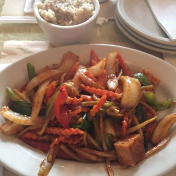 Tiny Thai - Vegetarian section of the menu, the spicy tofu with brown rice was delicious! - Thai Near Me - Farmingdale, New York Tiny Thai - Vegetarian section of the menu, the spicy tofu with brown rice was delicious! - Thai Near Me - Farmingdale, New York