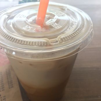 Bodhi Leaf Coffee Traders - medium iced vanilla latte with almond milk - Coffee & Tea Near Me - Placentia, California