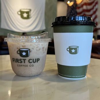 First Cup Coffee - Chai Latte and White Mocha - Coffee Roasteries Near Me - Pearland, Texas