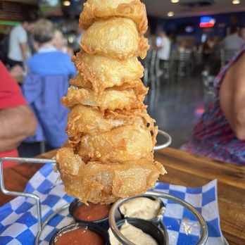 Crewitts Creek Kitchen & Bar - Tower of onion rings - Bars Near Me - Independence, Kentucky Crewitts Creek Kitchen & Bar - Tower of onion rings - Bars Near Me - Independence, Kentucky