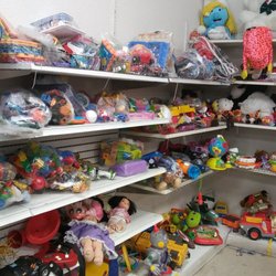 Mary's Thrift Store - Over priced and missing parts. My biggest problem was the price..their used toys cost more then Once Upon A Child used toys. Worn down toys