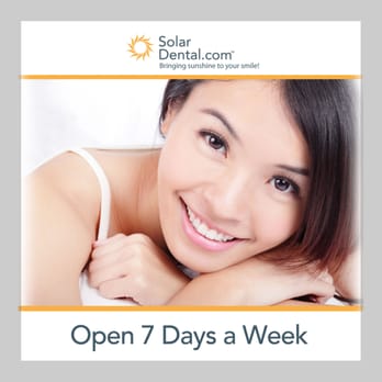 Solar Dental - Open 7 days a week - dental hygienist, teeth whitening, oral cancer screening, gum disease and more. - General Dentistry Near Me - Kitchener, Ontario Solar Dental - Open 7 days a week - dental hygienist, teeth whitening, oral cancer screening, gum disease and more. - General Dentistry Near Me - Kitchener, Ontario