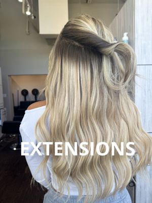 Hand Tied Hair Extensions - Want some fullness and length? We got you covered! book an appointment with us today! Hand Tied Hair Extensions - Want some fullness and length? We got you covered! book an appointment with us today!