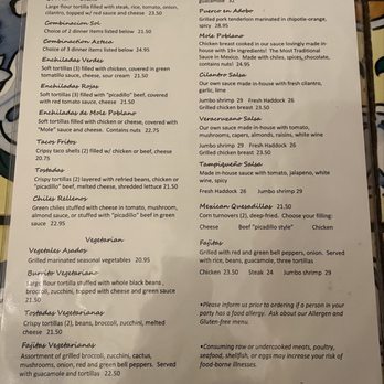 Sol Azteca - Menu (2/2) as of 9/19/26 - Mexican Near Me - Boston, Massachusetts Sol Azteca - Menu (2/2) as of 9/19/26 - Mexican Near Me - Boston, Massachusetts
